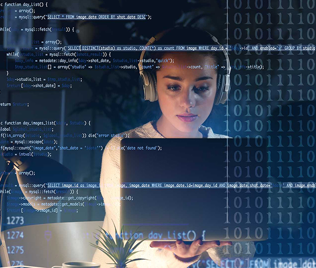 Woman encoder or programmer