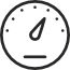 speedometer or gauge